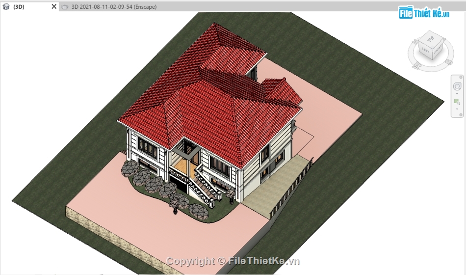 file revit nhà cấp 4,revit nhà cấp 4,file revit nhà cấp 4 mái nhật,Nhà cấp 4 file revit